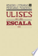 Ulises, 1927-1928 ; Escala, 1930