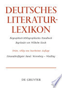 Deutsches Literatur-Lexikon : Biographisch-bibliographisches Handbuch.