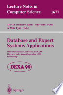 Database and Expert Systems Applications : 10th International Conference, DEXA'99, Florence, Italy, August 30 - September 3, 1999, Proceedings /