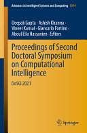 Proceedings of Second Doctoral Symposium on Computational Intelligence : DoSCI 2021 /