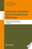 Advanced information systems engineering workshops : CAiSE 2014 International Workshops, Thessaloniki, Greece, June 16-20, 2014. Proceedings /