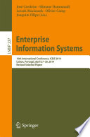 Enterprise Information Systems : 16th International Conference, ICEIS 2014, Lisbon, Portugal, April 27-30, 2014, Revised Selected Papers /