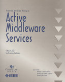 Active middleware services : proceedings : Third Annual International Workshop on Active Middleware Services : 6 August, 2001, San Francisco, California /