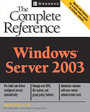 Windows server 2002 : the complete reference /