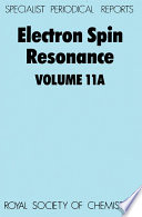Electron spin resonance a review of recent literature to mid-1987 /