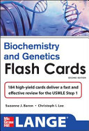 Lange Biochemistry & Genetics Flashcards, 3e /