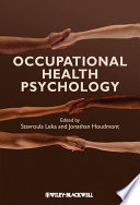 Occupational health psychology