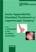 Acute appendicitis : standard treatment or laparoscopic surgery? /