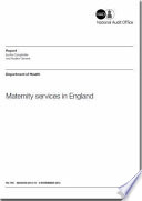 Maternity services in England : Department of Health : report /