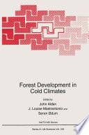 Forest development in cold climates /