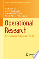 Operational research : IO2017, Valença, Portugal, June 28-30 /