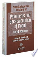 Nondestructive testing of pavements and backcalculation of moduli