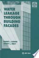 Water leakage through building facades /