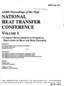 ASME proceedings of the 32nd National Heat Transfer Conference : presented at the 32nd National Heat Transfer Conference, Baltimore, Maryland, August 8-12, 1997 /