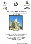 Seventeenth National Radio Science Conference, 17th NRSC'2000, Minufiya University, Minufiya, Egypt, Feb. 22-24, 2000 /