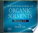 Properties of organic solvents
