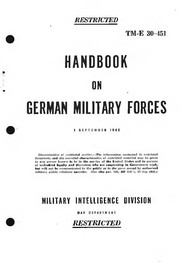Handbook on German military forces ; with an introduction by Stephen E. Ambrose