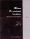 Military occupations specialties : change and consolidation /