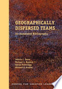 Geographically dispersed teams : an annotated bibliography /