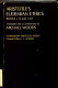 Aristotle's Eudemian ethics, Books 1, 2, and 8 /