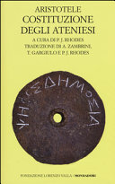 Costituzione degli ateniesi : (Athenaion Politeia) /