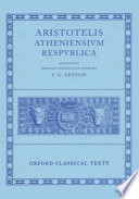 Aristotelis Atheniensivm Respvblica,