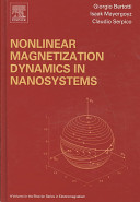 Nonlinear magnetization dynamics in nanosystems