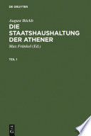 Die Staatshaushaltung der Athener /