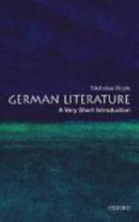 German literature a very short introduction /