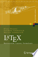 LaTeX basissystem, layout, formelsatz /