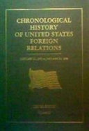 Chronological history of United States foreign relations /