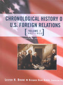 Chronological history of U.S. foreign relations /