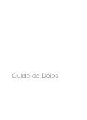 Guide de Délos /