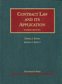 Contract law and its application : cases and materials /