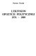 Leksykon opozycji politycznej 1976-1989 /