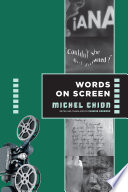 Words on screen /