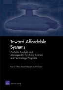 Toward affordable systems /