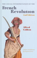 The social interpretation of the French revolution /