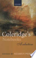 Coleridge's notebooks : a selection /