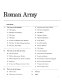 The Roman army /