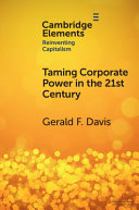 Taming corporate power in the twenty-first century /