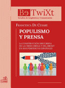 Populismo y prensa : la construcción discursiva de la crisis griega y del brexit en dos periódicos españoles /