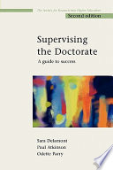 Supervising the doctorate : a guide to success /