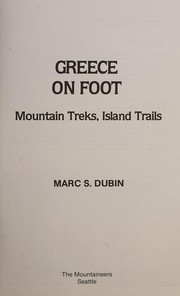 Greece on foot : mountain treks, island trails /