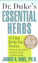 Dr Duke's essential herbs /