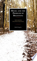 Hegel and the problem of beginning : scepticism and prepositionlessness /