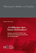 Erz�ahlungen eines letzten Romantikers : Fontanes Jenseit des Tweed und die deutschen Schottlandreiseberichte des 19. Jahrhunderts /