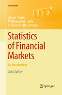 Statistics of Financial Markets An Introduction /