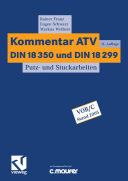 Kommentar ATV DIN 18350 und 18299 putz- und stuckarbeiten /