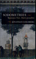 Sodometries : Renaissance texts, modern sexualities /